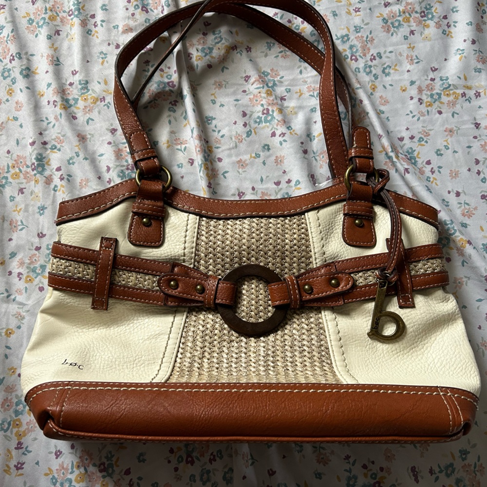b.o.c. Born Concept Mixed Media Tote - brand new without tags
